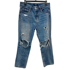 Aeropostale Women's 90’s Slouch Distressed Jeans